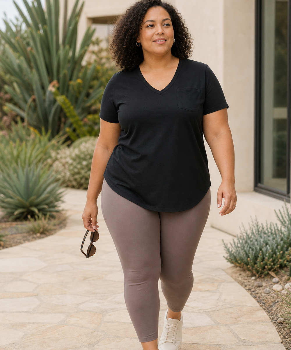 SepiMeli V-neck tee