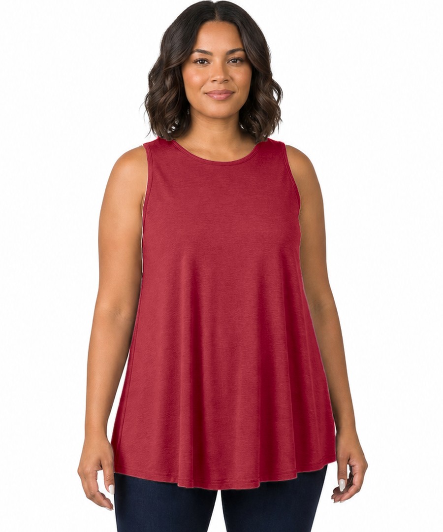 Swing tunic in Burgundy