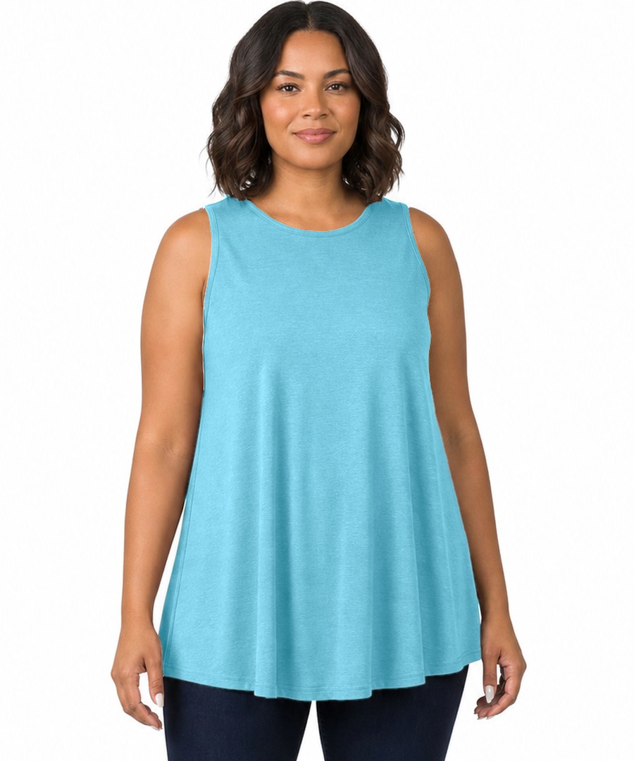 Swing tunic in Light Blue